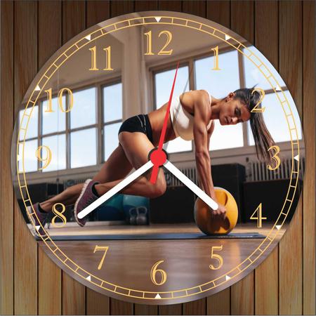 Imagem de Relógio De Parede Fitness Academias Pilates Musculação