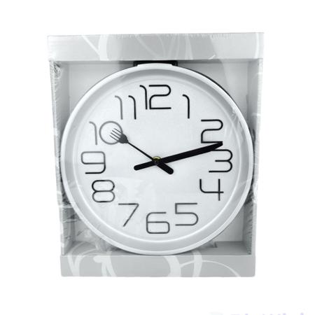 Imagem de Relógio de parede formato de frigideira criativo moderno