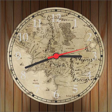 Imagem de Relógio De Parede Mapa Senhor Dos Anéis Middle Earth