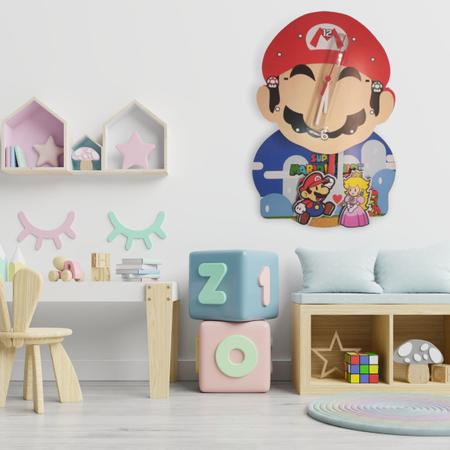 Relógio De Parede Game Super Mario World Jogos Decorar - Vital Quadros Do  Brasil - Relógio / Despertador de Parede - Magazine Luiza