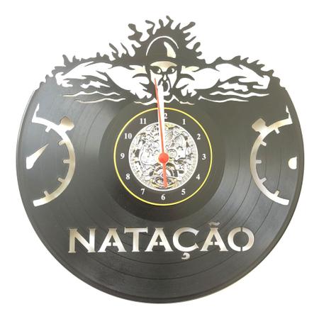 Imagem de Relógio De Parede, Natação, Esporte, Disco De Vinil