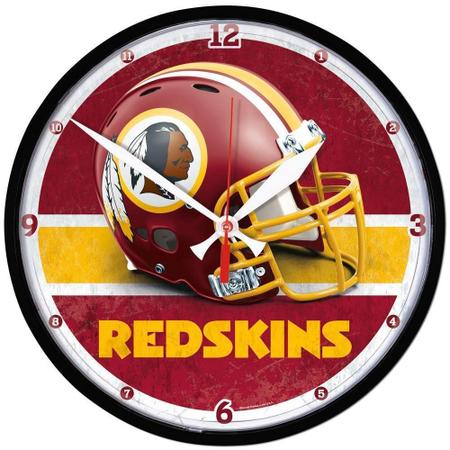 Imagem de Relógio De Parede Nfl Washington Redskins 32Cm