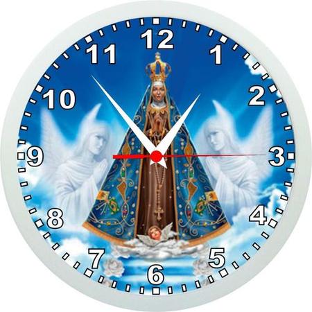 Imagem de Relógio De Parede Personalizado Nossa Senhora Aparecida 24cm