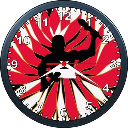 Imagem de Relógio De Parede Personalizado Orixá Exu - Orisa Esu- 24cm