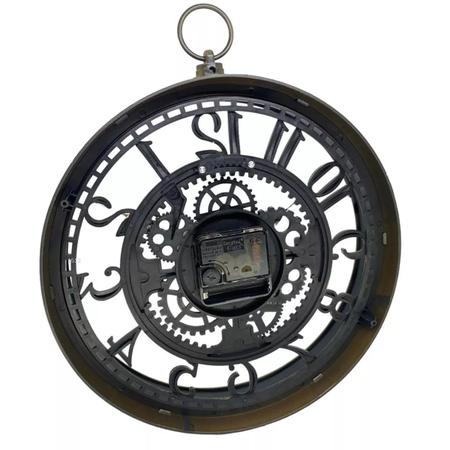 Imagem de Relógio De Parede Retrô Antigo Engrenagem Vintage Decoração