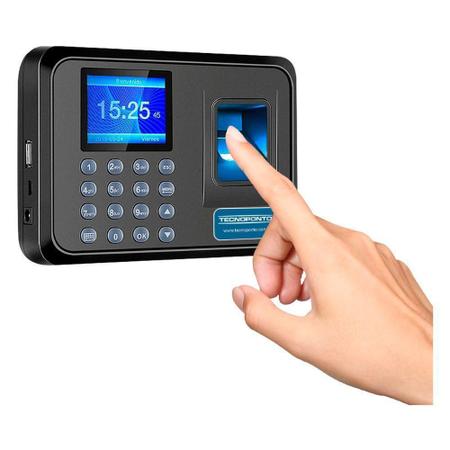 Imagem de Relógio De Ponto Digital Biométrico Eletrónico