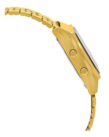 Imagem de Relógio de Pulso Casio Feminino Masculino Vintage Digital Pequeno Quadrado Resistente Água Elegante Leve Casual Dourado LA680WGA-9BDF