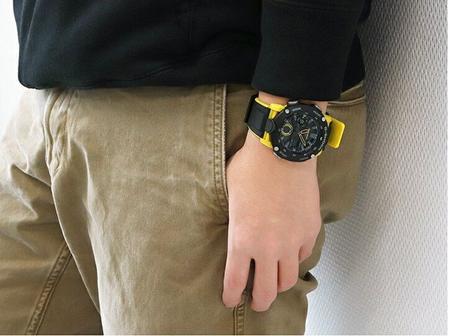 Imagem de Relógio de Pulso Casio G-Shock Masculino Anadigi Amarelo GA-2000-1A9DR