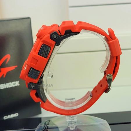 Imagem de Relógio de Pulso Casio G-Shock Masculino Digital Tábua de Marés Surf Prova dágua 200m Preto Azul Vermelho G-7900
