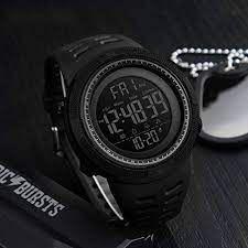 Imagem de Relógio de Pulso KAK Masculino Militar Digital Esportes Data Hora Alarme Cronômetro cor: Preto