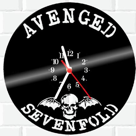 Imagem de Relógio De Vinil Disco Lp Parede  Avenged Sevenfold Rock