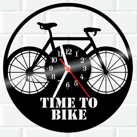 Imagem de Relógio De Vinil Disco Lp Parede Bicicleta Bike 8