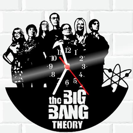 Imagem de Relógio De Vinil Disco Lp Parede Big-Bang-Theory