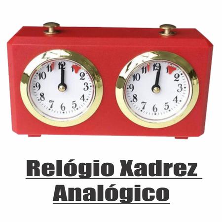 Xadrez Relógio Analógico Importado - Tacolândia - Relógio de Pulso -  Magazine Luiza