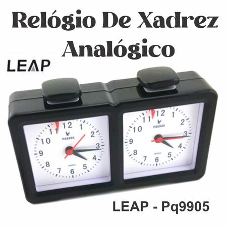 Relógio de xadrez analógico profissional, conjunto de relógio para