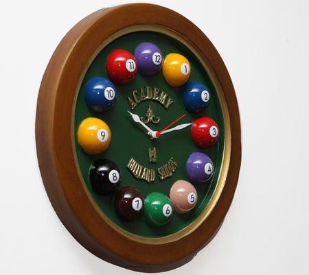 Imagem de Relógio decorativo parede de fibra - Billiard Verde