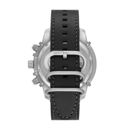 Imagem de Relógio Diesel DZ4584 griffed Masculino Cronográfo caixa aço e pulseira em couro