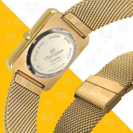 Relógio Digital Feminino Dourado Espelhado Champion Original com 1 ano de  garantia - Relógio Feminino - Magazine Luiza