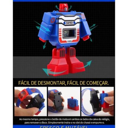 RELÓGIO DIGITAL: Construa um Robô em COQUINHOS