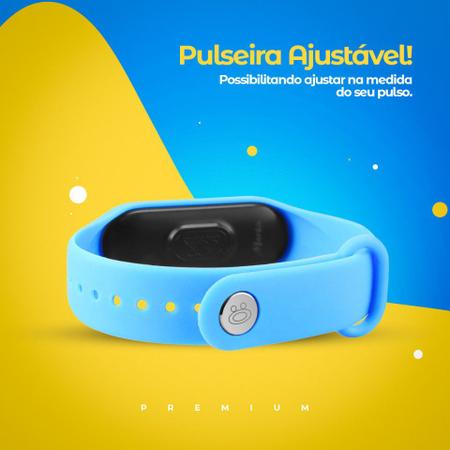 Relógio Criança infantil Digital de pulso Prova D'água Ajustável - Azul