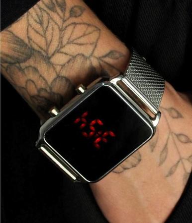 Relógio Digital Pulseira Removível Smart Masculino Feminino Preto em  Promoção na Americanas