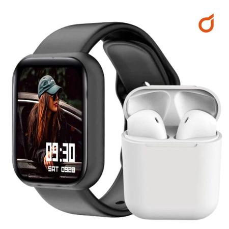 Relógio Smart Watch Digital D20 Masculino / Feminino + Fone S/fio - 01Smart  - Smartwatch e Acessórios - Magazine Luiza