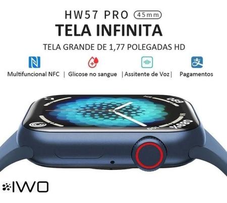 Relogio Digital Smartwatch Lançamento C/ Nfc Para Pagamento