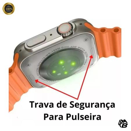 Imagem de Relógio Digital Smartwatch Hw68 Ultra Original Mini lançamento  41mm C/ 02 Pulseiras