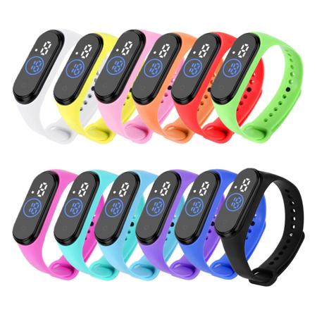 Relógio De Pulso Digital M4 Com LED Prova D'água Masculino/Feminino Varias  Cores - Relógio Masculino - Magazine Luiza