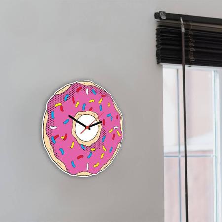 Imagem de Relógio Donuts Presente Criativo Geek