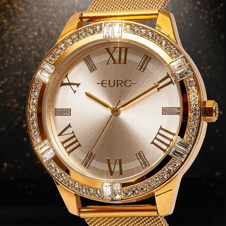 Imagem de Relógio Euro Feminino Stones Dourado - EU2033CC/4D