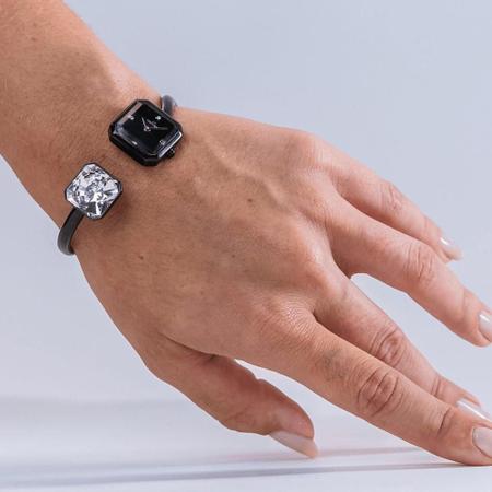 Imagem de Relógio Feminino Crystal Technos Preto 751AA/1D