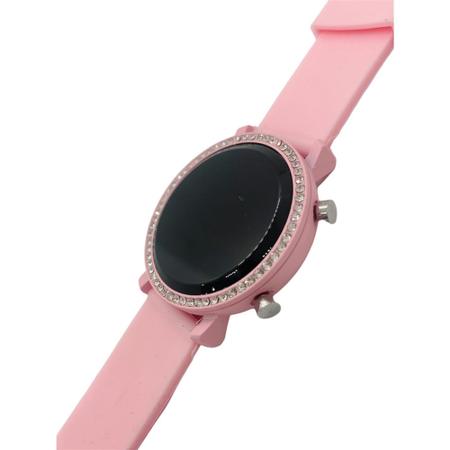 Imagem de Relógio feminino Digital Led de pulso pulseira de silicone comforto
