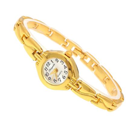 Imagem de Relógio Feminino Dourado Mini Casual Quartz Pequeno De Luxo