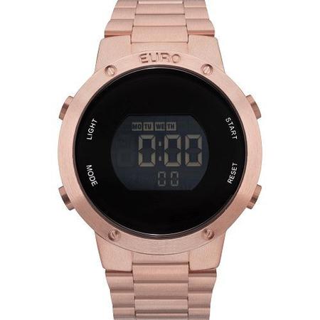 Imagem de Relógio Feminino Euro Fashion Fit EUBJ3279AF/4J Rosé Gold + Colar e Brincos