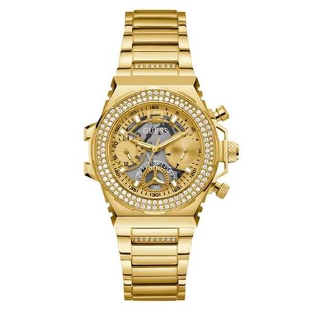 Imagem de Relógio Feminino Guess Fusion Cronógrafo Dourado GW0552L2