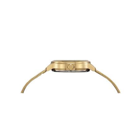 Imagem de Relogio Feminino Mondaine dourado pequeno de aço pulseira esteira luxo a prova dagua 76733LPMVDE3