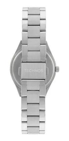 Imagem de Relógio Feminino Prata Technos Médio Slim Confortável Executiva Clássico Boutique 2036mkr/1b