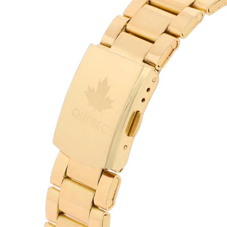Imagem de Relógio Feminino Quebec Banhado a Ouro Original C/ Conjunto
