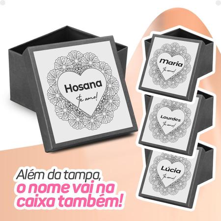 Imagem de Relogio feminino silicone aço inox banhado dourado + caixa personalize casual moda inoxidável social