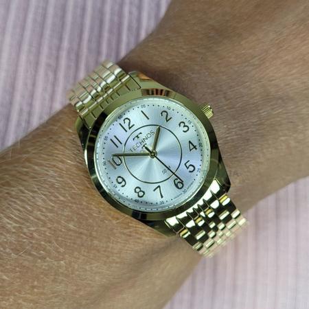 Imagem de Relógio Feminino Technos Elegance Boutique Analógico Resistente Água 50 Metros Redondo Casual Dourado 2035MJDS/4K