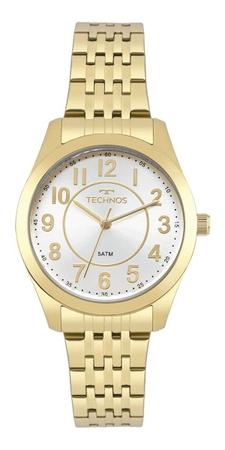 Imagem de Relógio Feminino Technos Elegance Boutique Analógico Resistente Água 50 Metros Redondo Casual Dourado 2035MJDS/4K