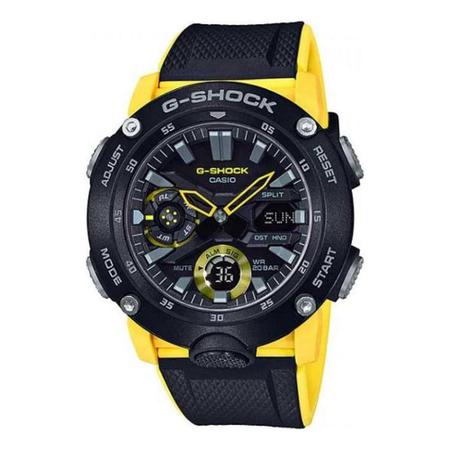 Imagem de Relógio G-Shock Carbon Core Guard GA-2000-1A9DR Masculino Preto/Amarelo