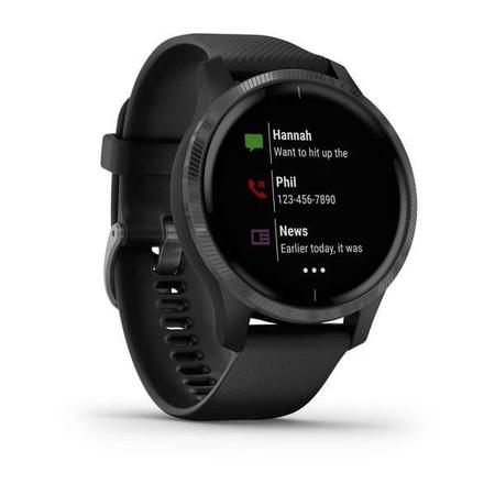 Imagem de Relógio Garmin Venu Preto com Monitor Cardíaco de Pulso e GPS