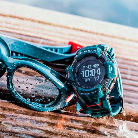 Rel gio GPS Monitor Card aco Pulso G SHOCK Squad GBD H2000 2DR