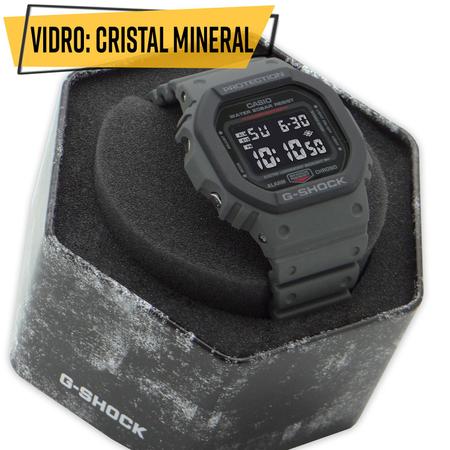 Rel gio Gshock Unissex Preto Prova d gua 200 metros 1 ano de