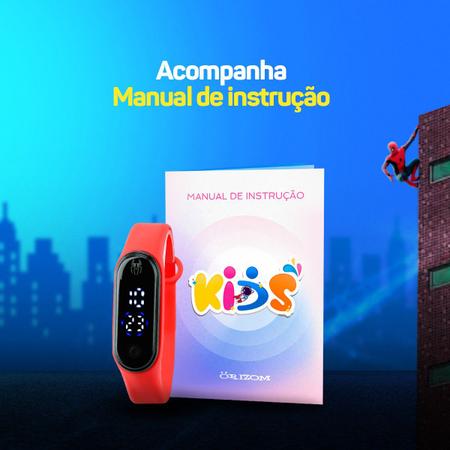 Imagem de Relogio Infantil digital bracelete prova agua garantia