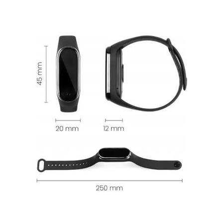 Imagem de Relógio Inteligente Bracelet M7 Saude Academia + Fone Bluetooth Dots V.5