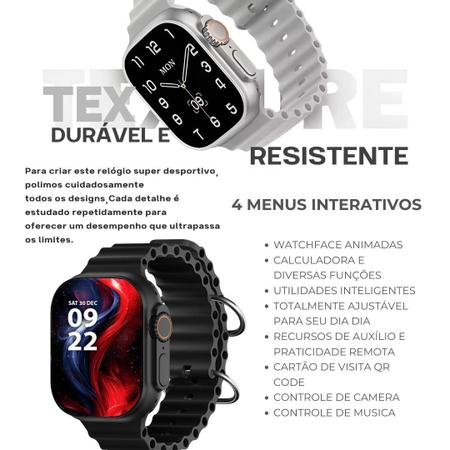 Imagem de Relógio inteligente S8 Ultra série 8 Smartwach inteligente android e iOs Masculino Feminino