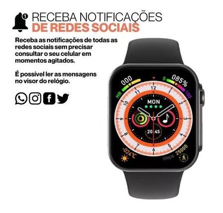 Relogio Inteligente Smart Watch 8 Ultra C/ 2023 - Ultra 8 - Smartwatch e  Acessórios - Magazine Luiza